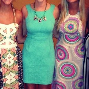 Blue / green cocktail dress